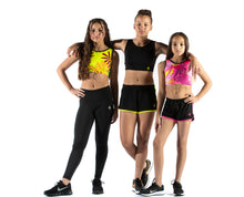 Load image into Gallery viewer, REVERSIBLE CROP SPORTS SWIM TOP