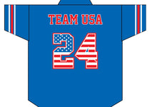 Load image into Gallery viewer, CROPPED USA CUSTOM FOOTBALL JERSEY