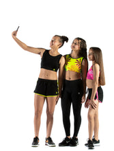Load image into Gallery viewer, REVERSIBLE CROP SPORTS SWIM TOP