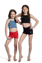 Load image into Gallery viewer, RED BLUE REVERSIBLE CROP SPORTS TOP-spring 24