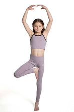 Load image into Gallery viewer, DUSTY ROSE-BLACK REVERSIBLE CROP SPORTS TOP spring 24