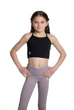 Load image into Gallery viewer, DUSTY ROSE-BLACK REVERSIBLE CROP SPORTS TOP spring 24