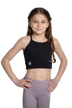 Load image into Gallery viewer, DUSTY ROSE-BLACK REVERSIBLE CROP SPORTS TOP spring 24