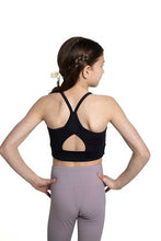 Load image into Gallery viewer, DUSTY ROSE-BLACK REVERSIBLE CROP SPORTS TOP spring 24