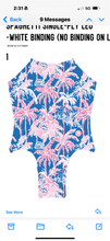 Load image into Gallery viewer, SPAGHETTI SINGLE PLY-MALIBU MOOD (Blue with pink palm trees)