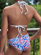 Load image into Gallery viewer, BIKINI TRIANGLE REVERSIBLE TIE BACK TOP