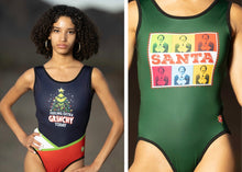 Load image into Gallery viewer, EXTRA GRINCHY/ELF REVERSIBLE CRISS CROSS