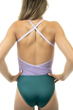 Load image into Gallery viewer, Fall25 ELEGANT MESH RHINESTONE VIOLET VOLTAGE