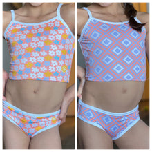 Load image into Gallery viewer, DIAMONDS AND DAISIES TANKINI TOP Summer 2022