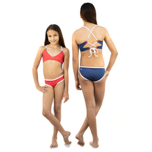 Load image into Gallery viewer, LIFEGUARD BIKINI TIE BACK TOP