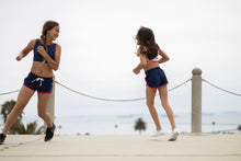 Load image into Gallery viewer, NAVY RED TRACK SHORTS