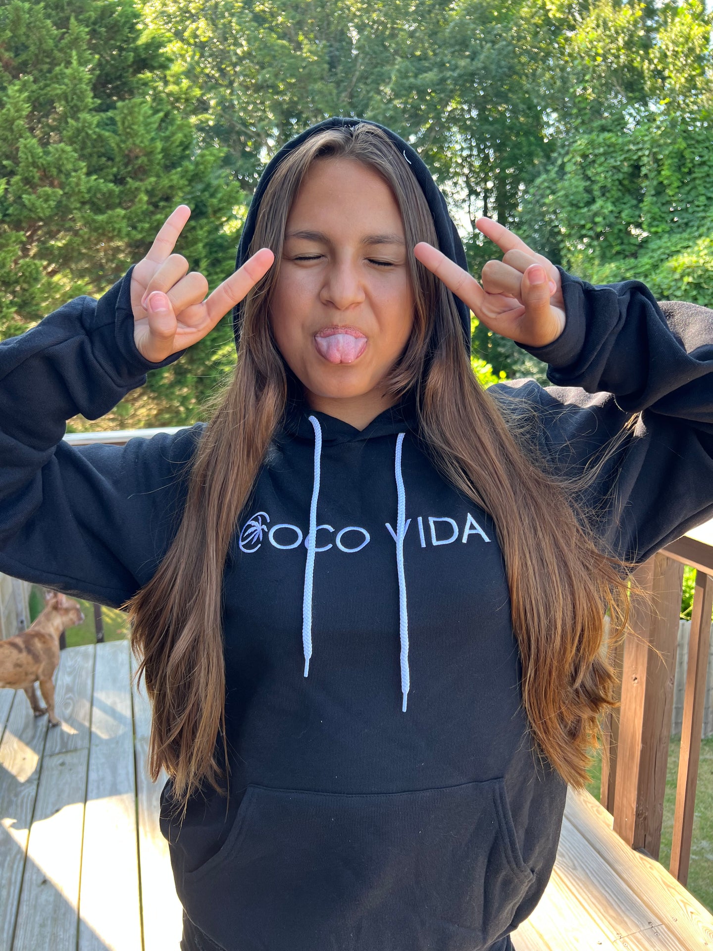 Coco Vida Embroidered Hoodie