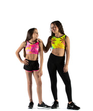 Load image into Gallery viewer, REVERSIBLE CROP SPORTS SWIM TOP
