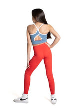 Load image into Gallery viewer, RED BLUE REVERSIBLE CROP SPORTS TOP-spring 24
