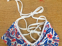 Load image into Gallery viewer, BIKINI TRIANGLE REVERSIBLE TIE BACK TOP
