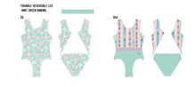 Load image into Gallery viewer, WINTER 26 MERRY MINT TRIANGLE BACK REVERSIBLE
