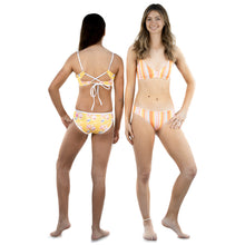 Load image into Gallery viewer, BENGALS STRIPE SUNSHINE BIKINI TIE BACK TOP Summer 2022
